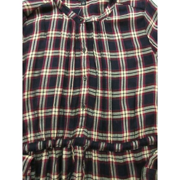 LUCKY BRAND DRESS PLAID W/DRAWSTRING WAIST SIZE LARGE - Picture 3 of 6
